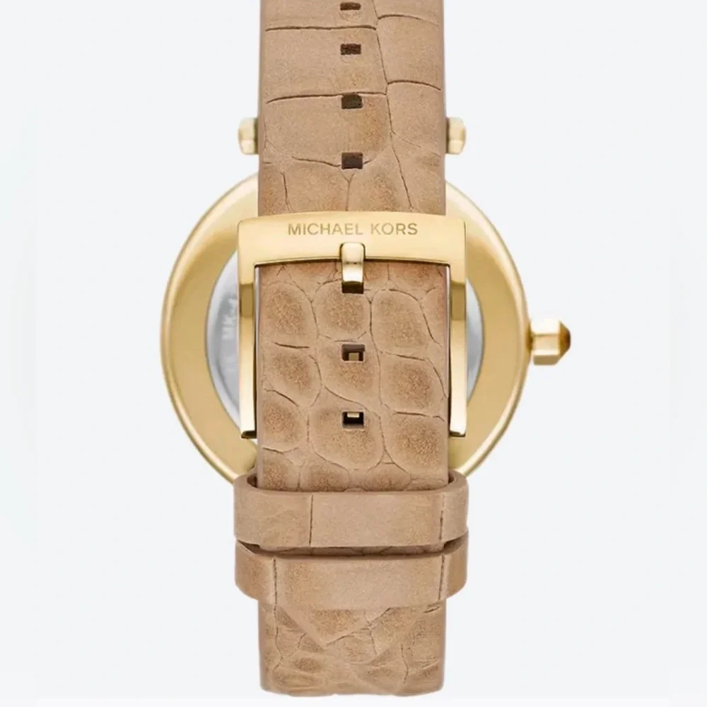 Michael Kors Gold Dial with Tan Strap Women's Watch